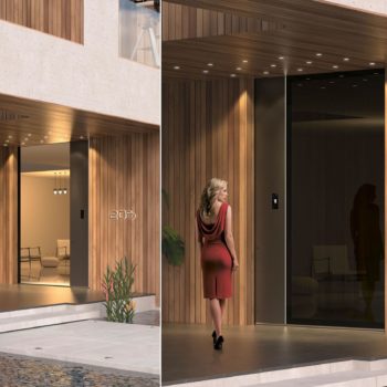 Presentato Pirnar Theatrica al Bau di Monaco: il portone di ingresso con riconoscimento facciale